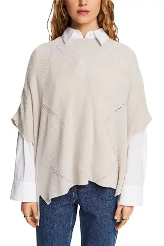 Produktbild: ESPRIT 024ea1q305 Ponchos, 290/Light Beige, M