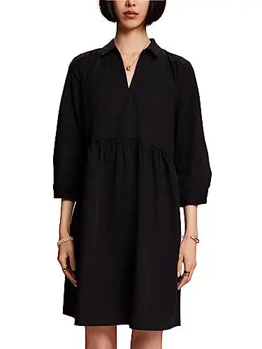 Produktbild: ESPRIT Damen 992ee1e307 Kleid, Schwarz, 38 EU