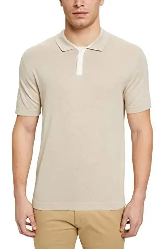 Produktbild: ESPRIT Collection Herren 023eo2k307 Polohemd, 260/Light Taupe, L