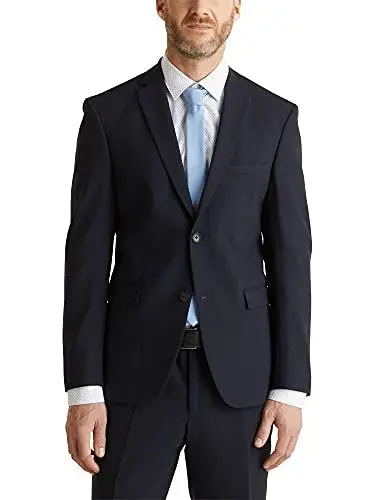 Produktbild: ESPRIT Collection Herren Anzugjacke 990eo2g303, 405/Dark Blue, 94 EU
