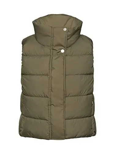 Produktbild: ESPRIT Damen 013EE1H303 Weste, 350/KHAKI Green, XL