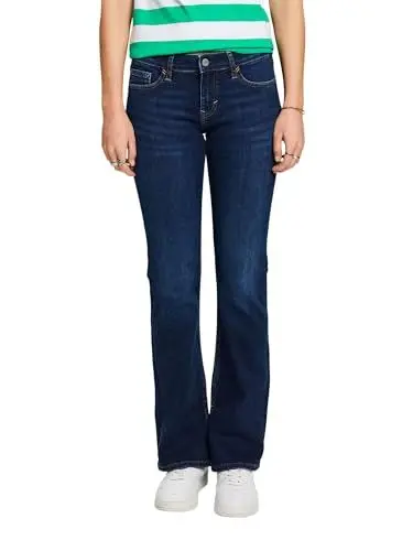 Produktbild: ESPRIT Damen 014ee1b325 Jeans, 901/Blue Dark Wash, 27W x 30L