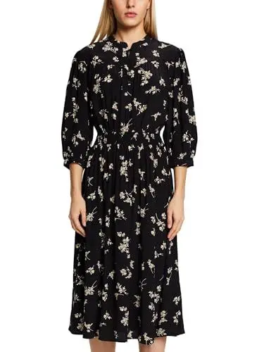 Produktbild: ESPRIT Damen 014ee1e318 Kleid, 003/Black 3, 42