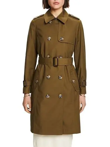 Produktbild: ESPRIT Damen 014ee1g349 Jacke, 350/Khaki Green, L