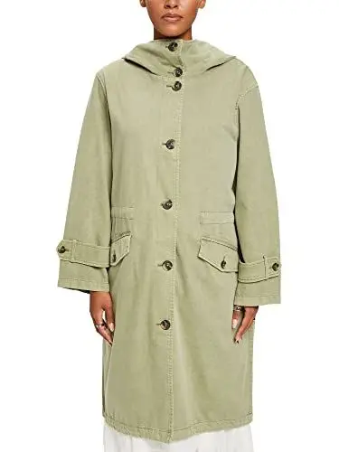 Produktbild: ESPRIT Damen 023EE1G319 Jacke, 345/LIGHT Khaki, L