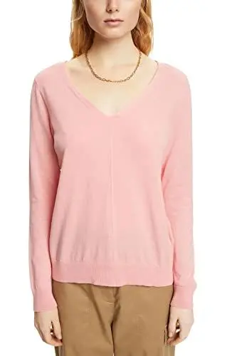 Produktbild: ESPRIT Damen 023EE1I324 Pullover, 670/PINK, L