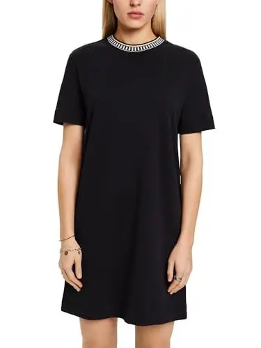 Produktbild: ESPRIT Damen 024ee1e338 Kleid, 001/Black, M