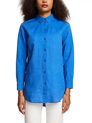 Produktbild: ESPRIT Damen 033EE1F327 Bluse, 410/BRIGHT Blue, S