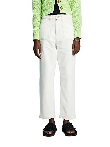 Produktbild: ESPRIT Damen 033ee1b335 Jeans, 110/Off White, 35W / 28L