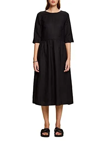 Produktbild: ESPRIT Damen 033ee1e321 Kleid, 001/Black, 34