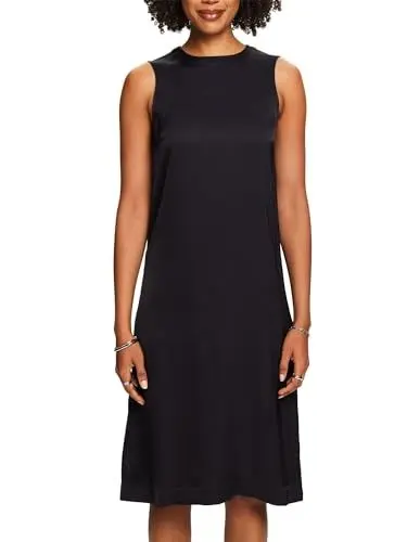 Produktbild: ESPRIT Damen 034ee1e333 Kleid, 001/Black, Large