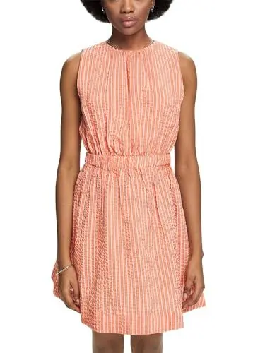 Produktbild: ESPRIT Damen 034ee1e352 Kleid, Bright Orange, 34 EU