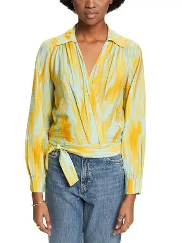 Produktbild: ESPRIT Damen 034ee1f309 Bluse, Citrus Green, XL EU