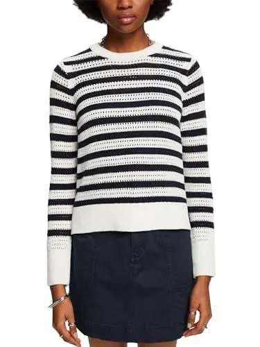 Produktbild: ESPRIT Damen 034ee1i305 Pullover, 112/Off White, Medium