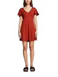 Produktbild: ESPRIT Damen 043EE1E332 Kleid, 805/TERRACOTTA, XL