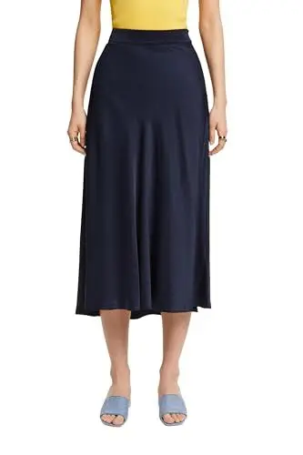 Produktbild: ESPRIT Damen 044ee1d333 Rock, 400/Navy, 38