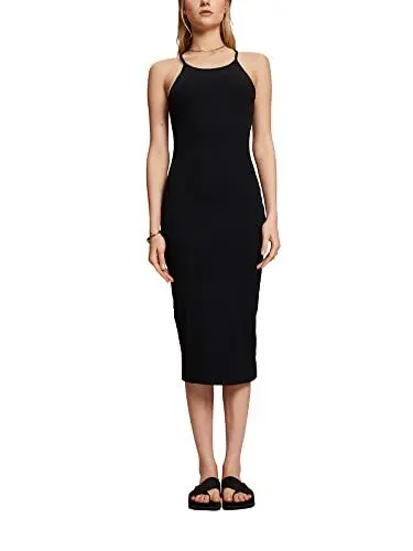 Produktbild: ESPRIT Damen 063CC1E302 Kleid, 001/BLACK, L
