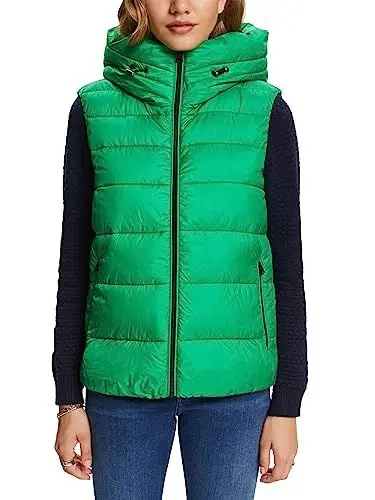 Produktbild: ESPRIT Damen 073EE1H308 Weste, 310/GREEN, M