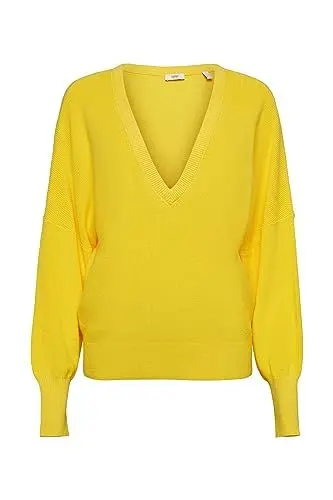 Produktbild: ESPRIT Damen 083EE1I308 Pullover, 750/YELLOW, Medium