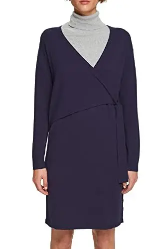 Produktbild: ESPRIT Damen 092EE1E336 Kleid, 400/NAVY, M