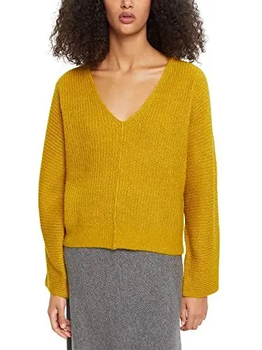 Produktbild: ESPRIT Damen 092ee1i305 Pullover, Dusty Yellow, XS EU