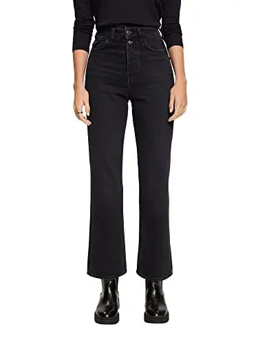 Produktbild: ESPRIT Damen 102EE1B342 Jeans, 911/BLACK Dark WASH, 31/30
