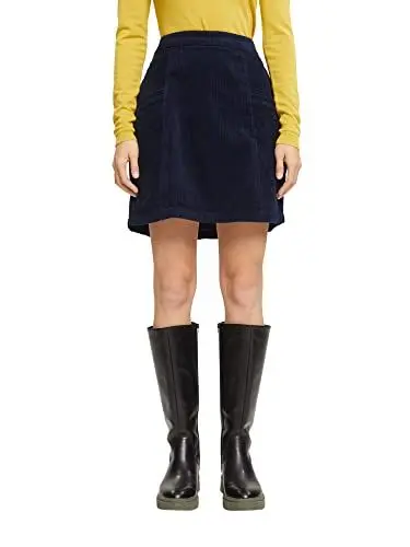 Produktbild: ESPRIT Damen 102EE1D312 Rock, 400/NAVY, 34