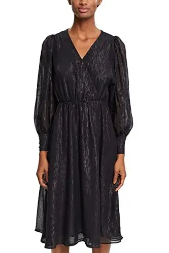 Produktbild: ESPRIT Damen 112EO1E322 Kleid für besondere Anlässe, 002/BLACK 2, 42