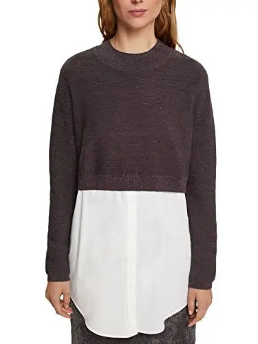 Produktbild: ESPRIT Damen 112EO1I320 Pullover, 013/ANTHRACITE 4, L