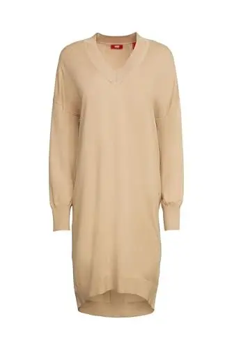 Produktbild: ESPRIT Damen 113EE1E364 Kleid, 285/SAND, Large