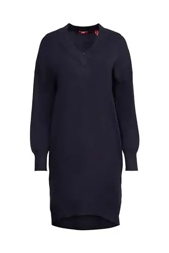 Produktbild: ESPRIT Damen 113EE1E364 Kleid, 400/NAVY, Small