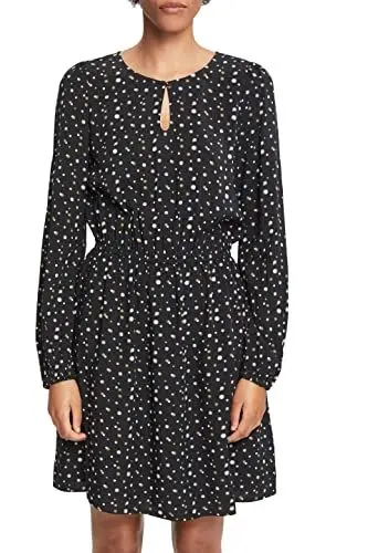 Produktbild: ESPRIT Damen 122CC1E313 Kleid, 003/BLACK 3, M