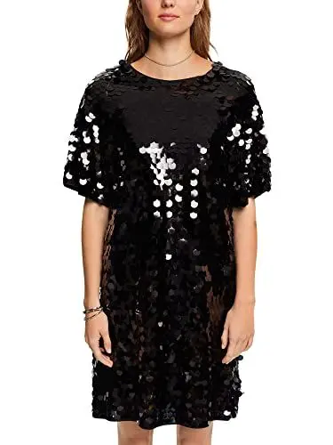 Produktbild: ESPRIT Damen 122EE1E311 Kleid, 001/BLACK, 32