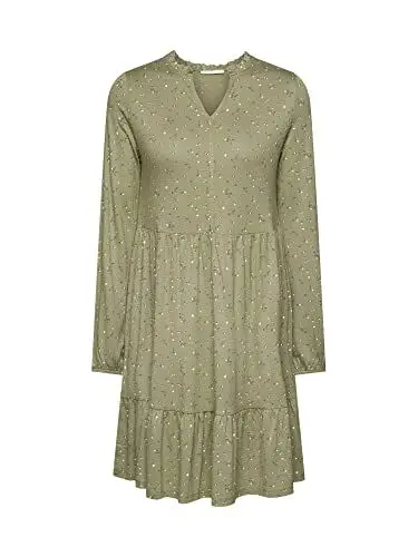 Produktbild: ESPRIT Damen 992CC1E306 Kleid, 348/LIGHT Khaki 4, S
