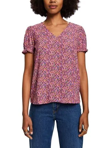 Produktbild: ESPRIT Damen 992CC1F302 Bluse, 664/PINK Fuchsia 5, M