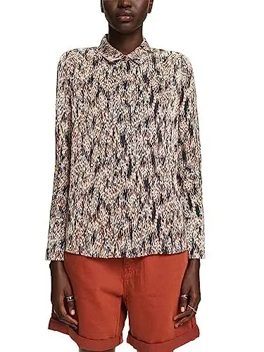Produktbild: ESPRIT Damen 992EO1F312 Bluse, 003/BLACK 3, Large