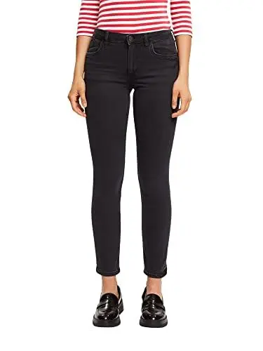 Produktbild: ESPRIT Damen 992cc1b337 Jeans, 911/BLACK Dark WASH, 27W / 32L