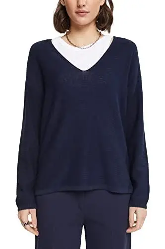 Produktbild: ESPRIT Damen 993EE1I307 Pullover, 400/NAVY, XXS