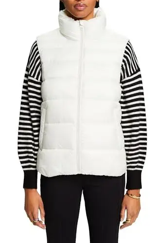 Produktbild: ESPRIT Damen 994ee1h301 Weste, 055/Ice, L