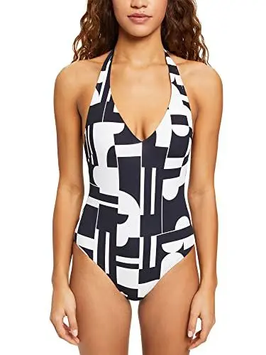 Produktbild: ESPRIT Damen Cube Beach uw.Swimsuit Badeanzug, Black 3, 36 D