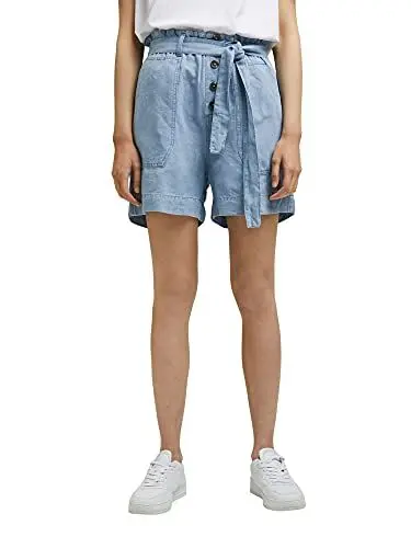 Produktbild: ESPRIT Damen Jeans-Shorts 051ee1c301, 903/Blue Light Wash, 28