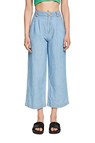 Produktbild: ESPRIT Damen Jeans 062ee1b304, Blue Light Washed, 38W / 26L