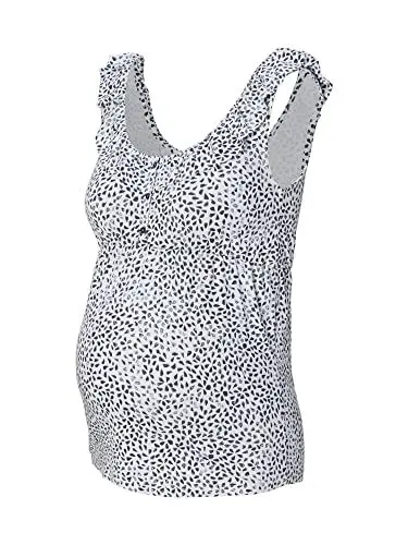 Produktbild: ESPRIT Damen Nursing Sleeveless Allover Print T-Shirt, Blau-404, XXL