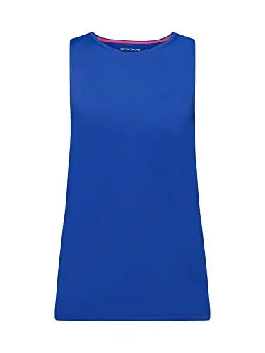 Produktbild: ESPRIT Damen RCS top ED Trägershirt/Cami Shirt, Bright Blue, XL