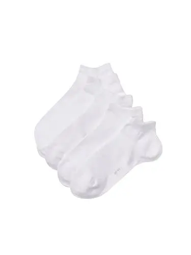 Produktbild: ESPRIT Damen Sneakersocken Solid W Sn Baumwolle kurz einfarbig Multipack, Weiß White 2000-O, 36-41