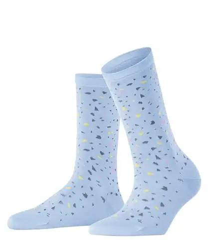 Produktbild: ESPRIT Femme Terrazzo W SO Viskose Gemustert 1 Paar Socken, Bleu (Cloud 6293), 35-38