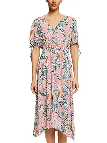 Produktbild: ESPRIT Damen Überwurf für Schwimmbekleidung Malibu Beach Cve Dress, Salmon, XXL