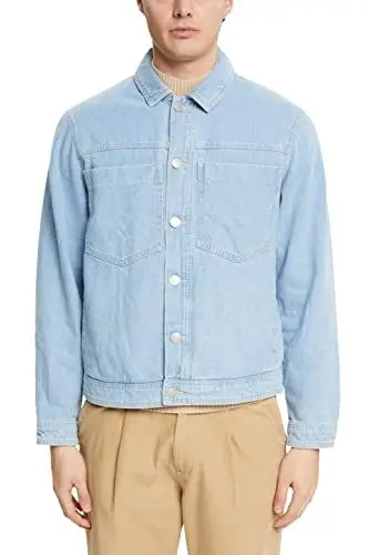 Produktbild: ESPRIT Herren 013EE2G307 Jacke, 903/Blue Light Wash, XXL