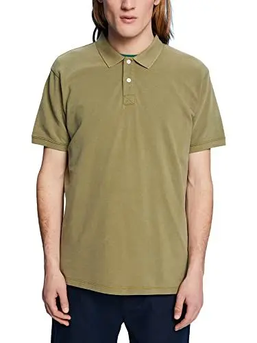 Produktbild: ESPRIT Herren 023EE2K305 Polohemd, 360/OLIVE, M