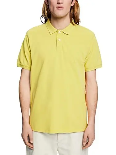 Produktbild: ESPRIT Herren 023EE2K305 Polohemd, 765/DUSTY Yellow, XS